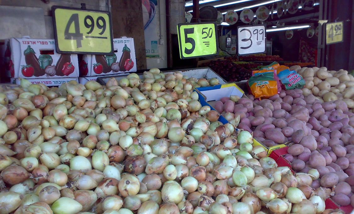 Цены на овощи