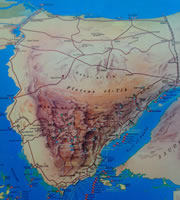 Синайский полуостров, карта