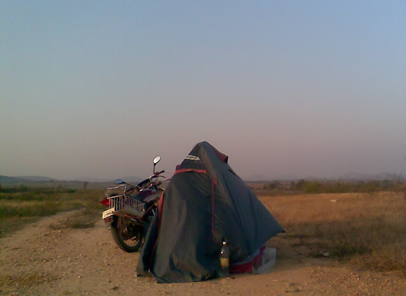По Индии на мотоцикле с палаткой