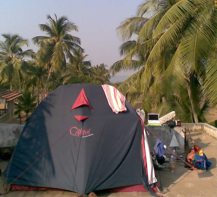 Палатка в Гоа