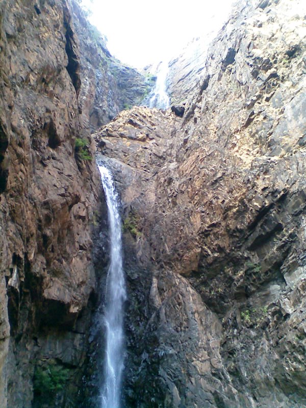 Водопад Wagheri, крупный план